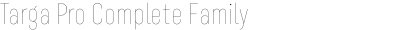 Targa Pro Complete Family